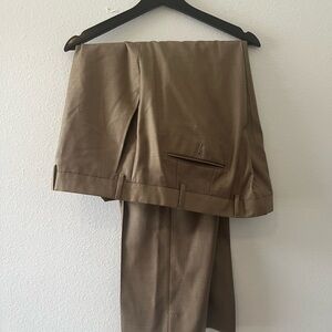 Santorelli Men's Dress Pants in Brown